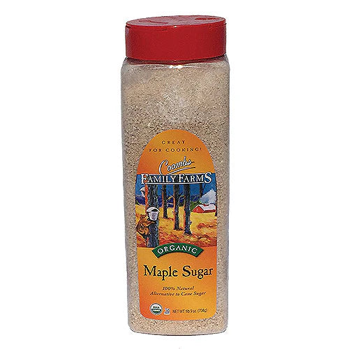 Coombs Family Farms Pure Organic Maple Sugar, 1 lb 9 oz Shaker