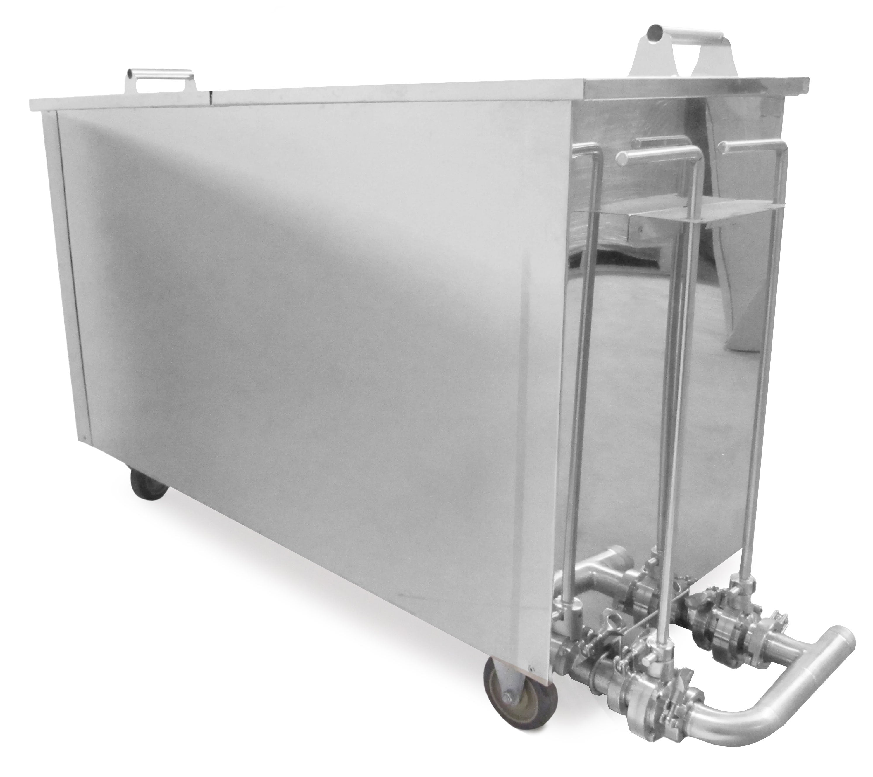 H2O Dual Compartment Insulated Drawoff Tank on Wheels with two 20 Gallon Compartments