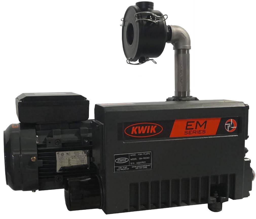 Kwik 3 HP Electric Rotary Vane Vacuum Pump