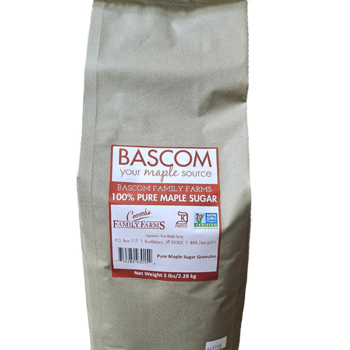 5 lb Bag Pure Maple Sugar Sifted Granules