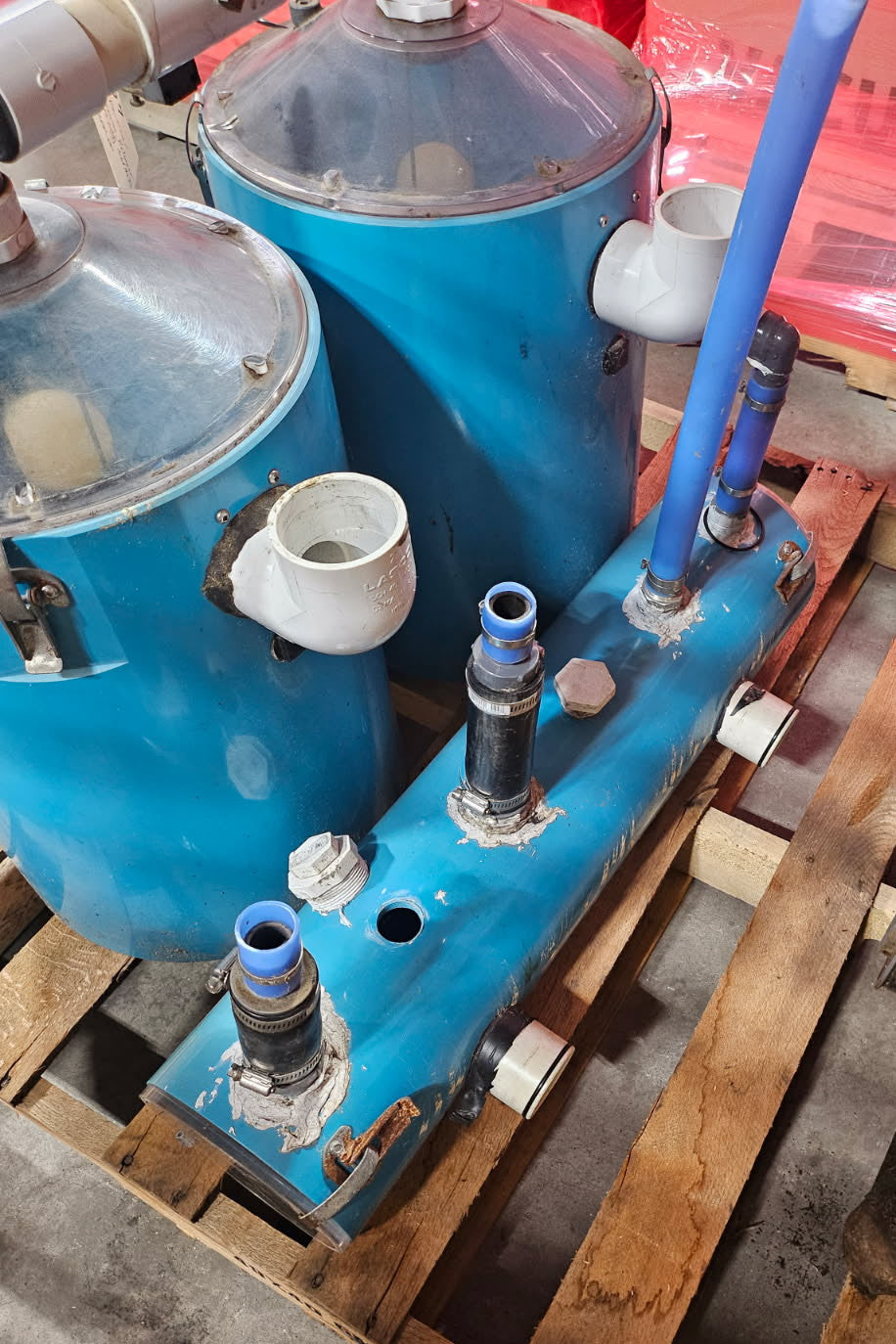 Lapierre Vertical Double Vacuum Releaser (for parts only) Sold As Is
