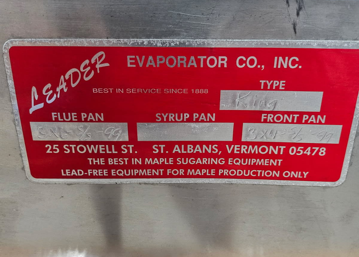 3'x10' Set of Leader Lead Free Soldered Drop Flue Pans (made in 1999)