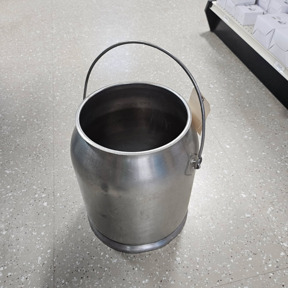 Stainless Milk Pail w/Handle