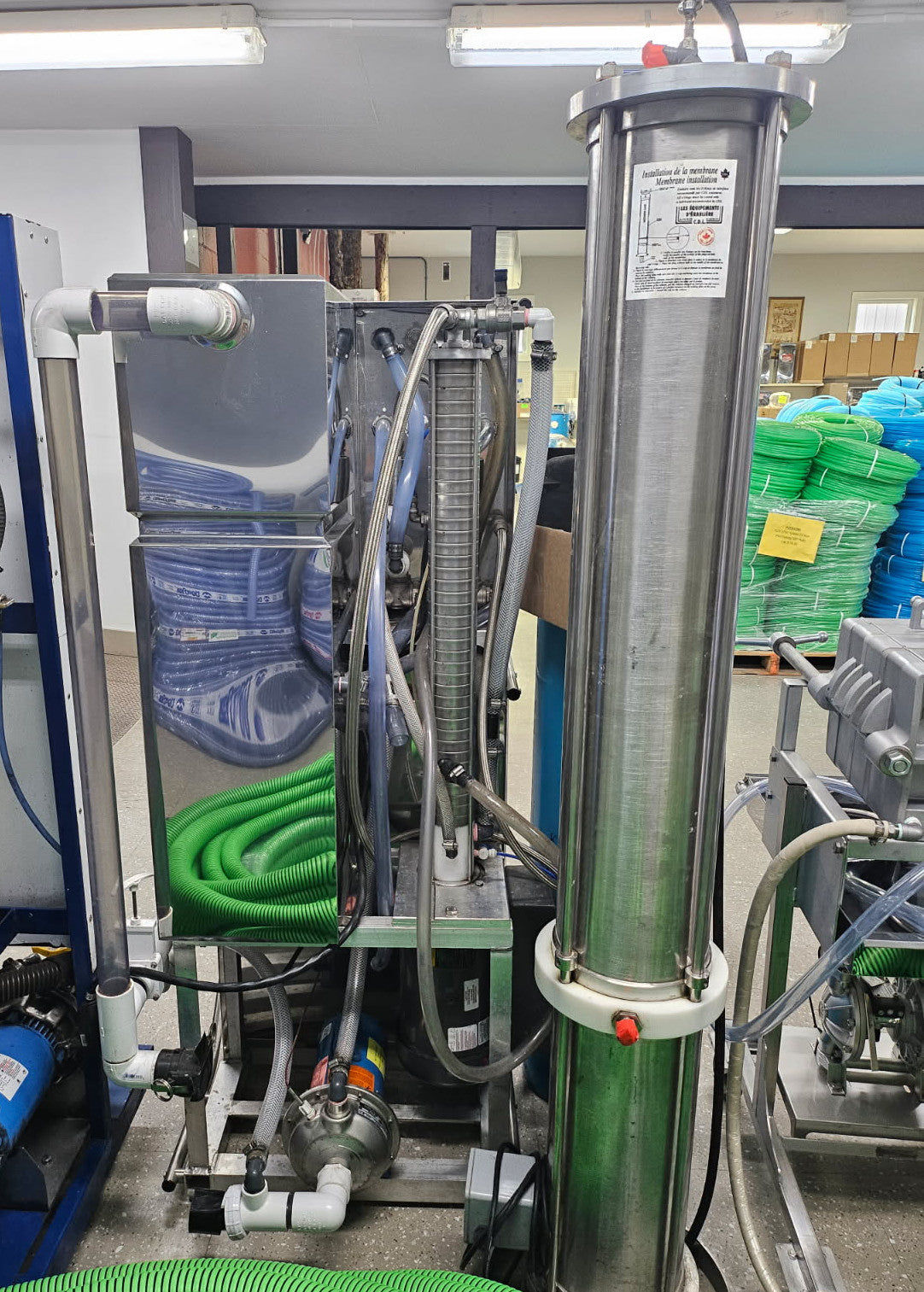 Used CDL 600gph RO with a 2nd Outlet (expandable), Spare 8" Membrane & Storage Cannister