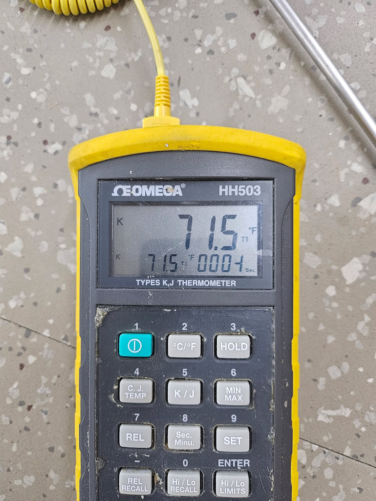 Used Omega Digital Thermometer