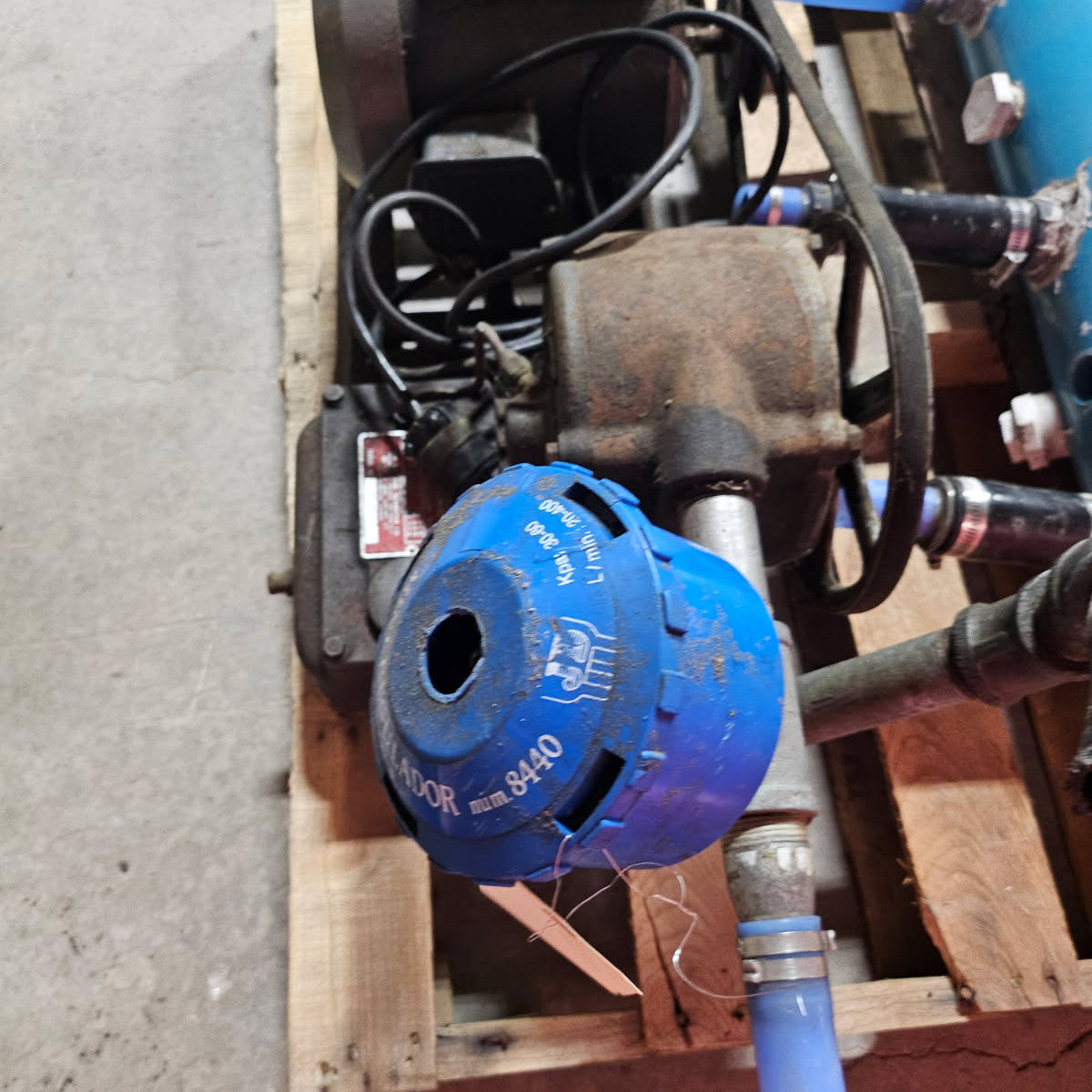 Delaval 73 Vacuum Pump with an Electric Motor