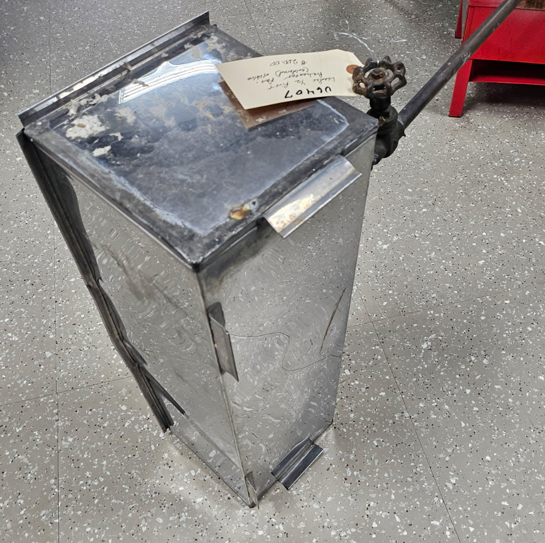 Used 2' Wide Soldered Preheater Pan