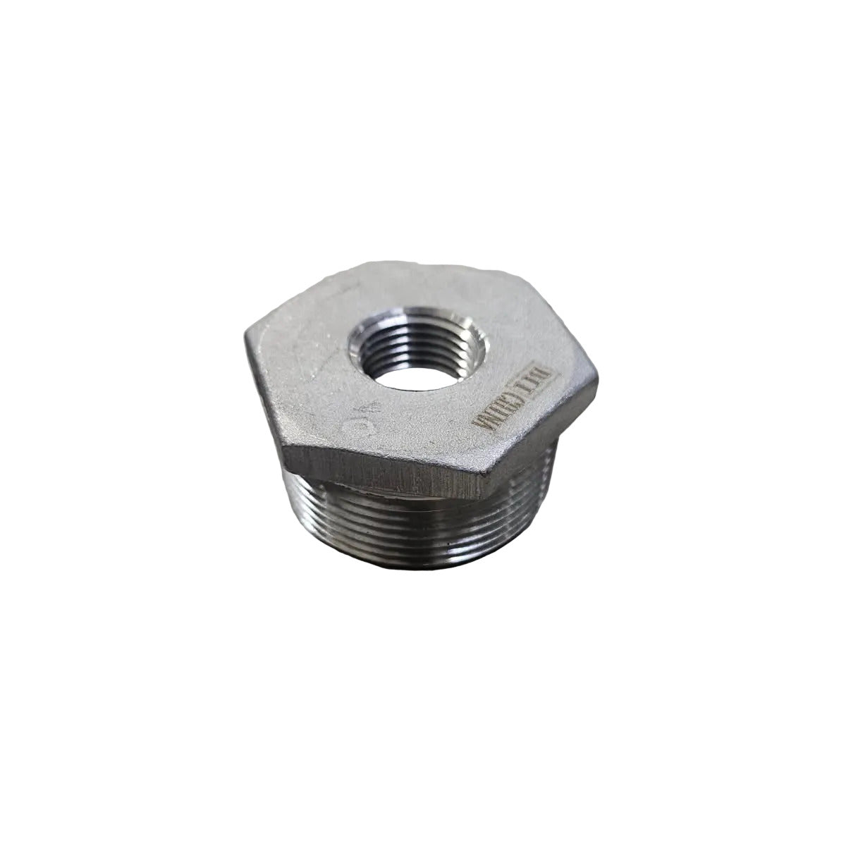 1 1/2" x 1/2" Stainless Thread Reducing Bushing
