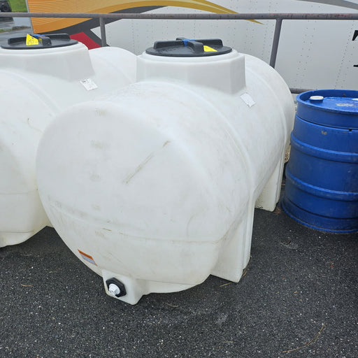 Used 325 Gallon Horizontal Poly Tank
