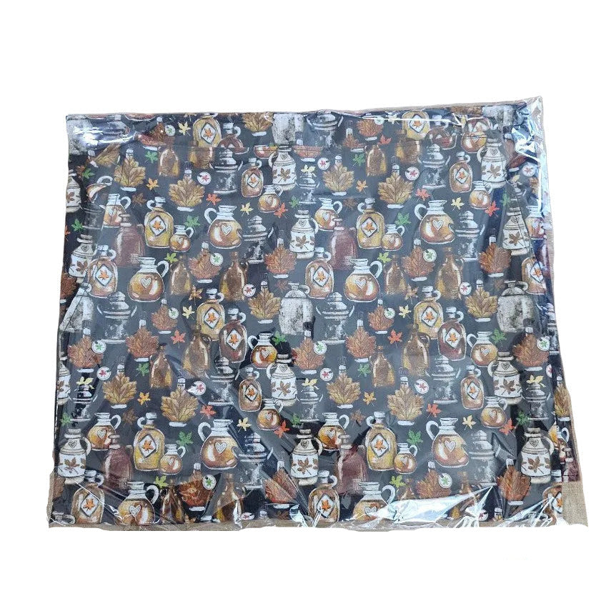 Apron with Maple Syrup Containers