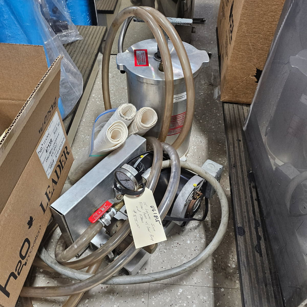 12" Lapierre Siro Filter Press with Bronze Gear Pump and Filters