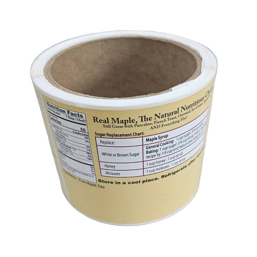 16 oz Decanter Back Label with Nutritional Label