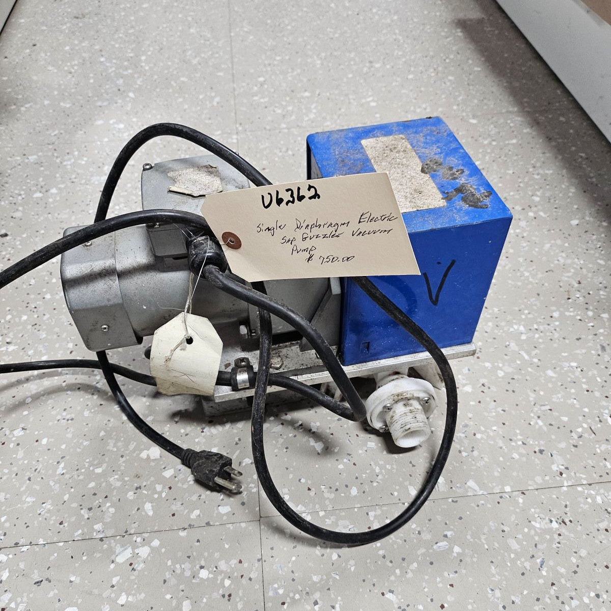 Used Single Diaphragm Electric Sap Guzzler Vacuum Pump