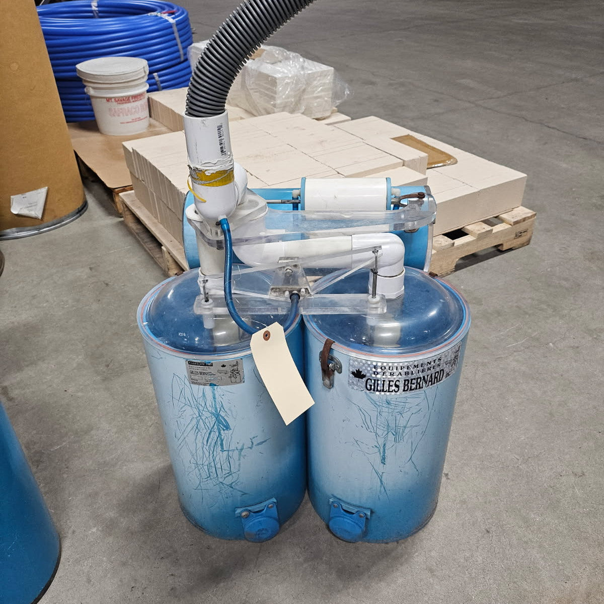 Used Bernard Vertical Double Vacuum Releaser