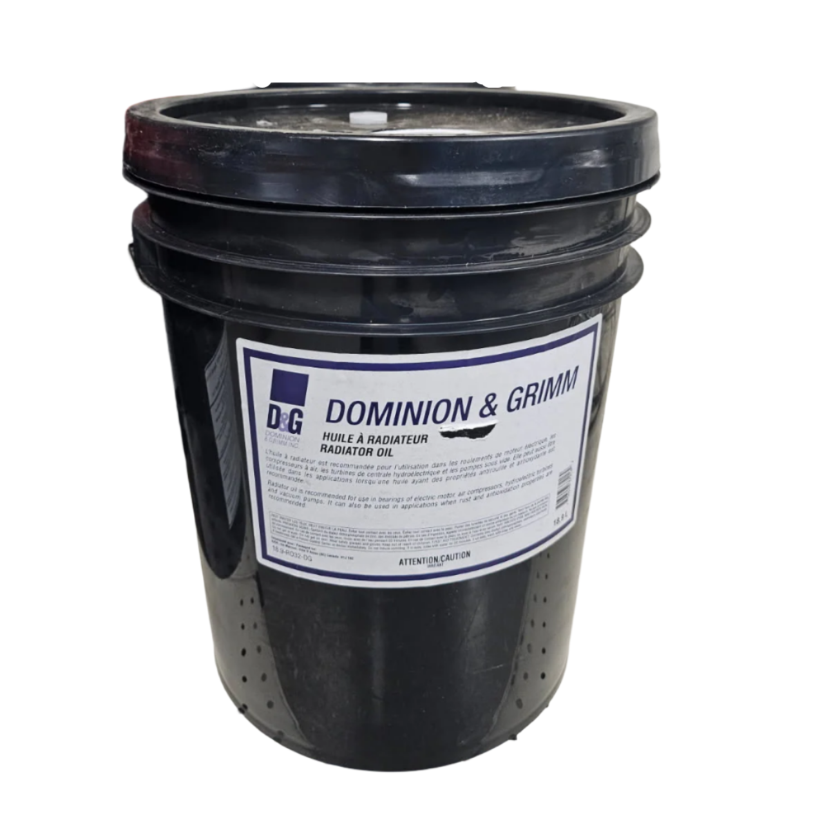 Airablo/D&G Vacuum Pump Radiator Oil (5 gal. pail) for Airblo Pumps with Oil Cooler Kit