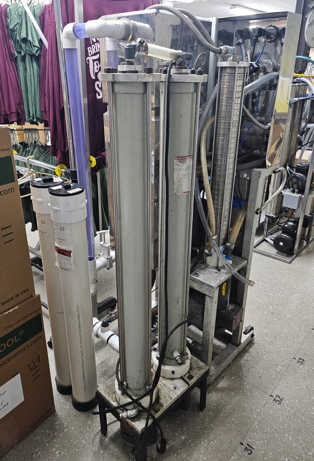 CDL 250 GPH RO Machine w/Two 4" Membranes