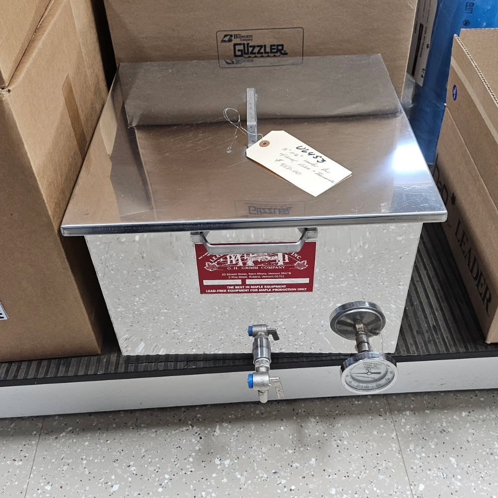 16"x16" Leader Pan w/Cover, Valve and Thermometer