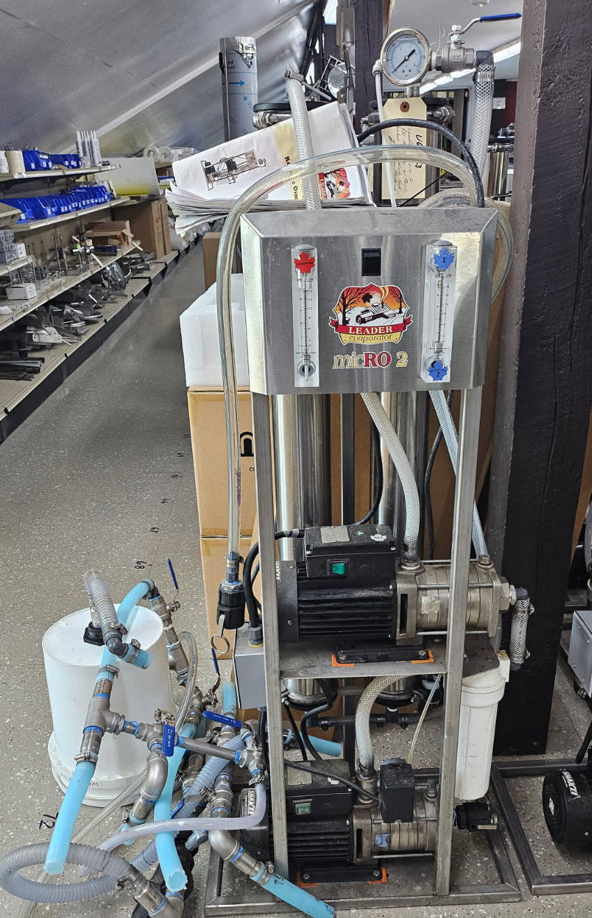 Leader Micro 2 RO Machine w/Plastic Bucket for a Wash Tank and some Plumbing