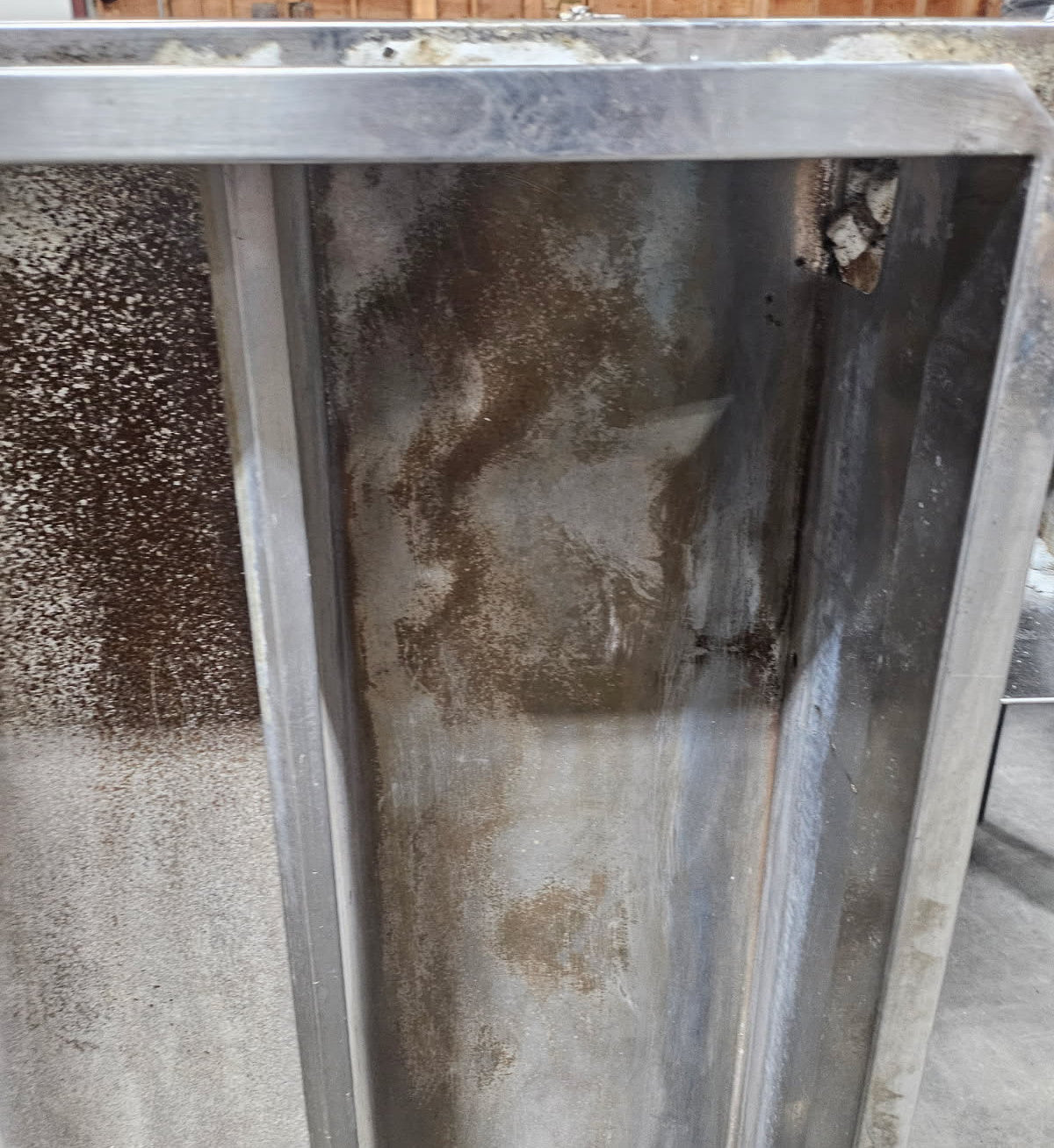4'x4' Welded Patriot Syrup Pan (leaks around the drawoff fitting) SOLD AS IS