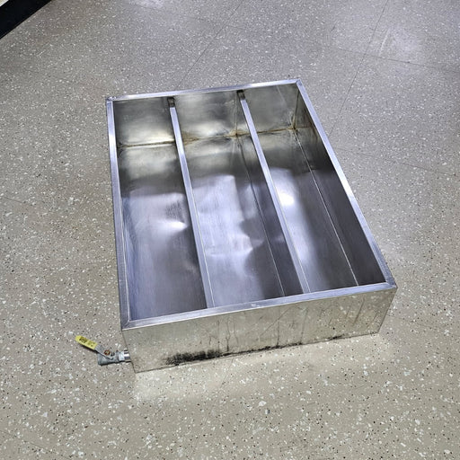 Used Leader 1/2 Pint Welded Syrup Pan w/Valve