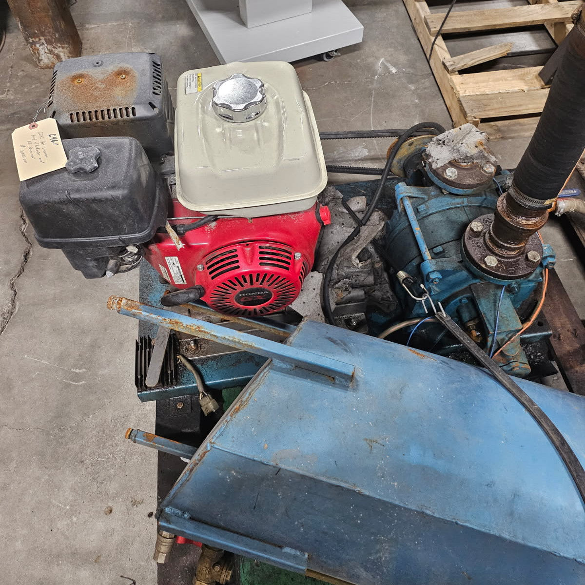 SIHI Gas Powered Vacuum Pump w/Radiator and Oil Reclaimer