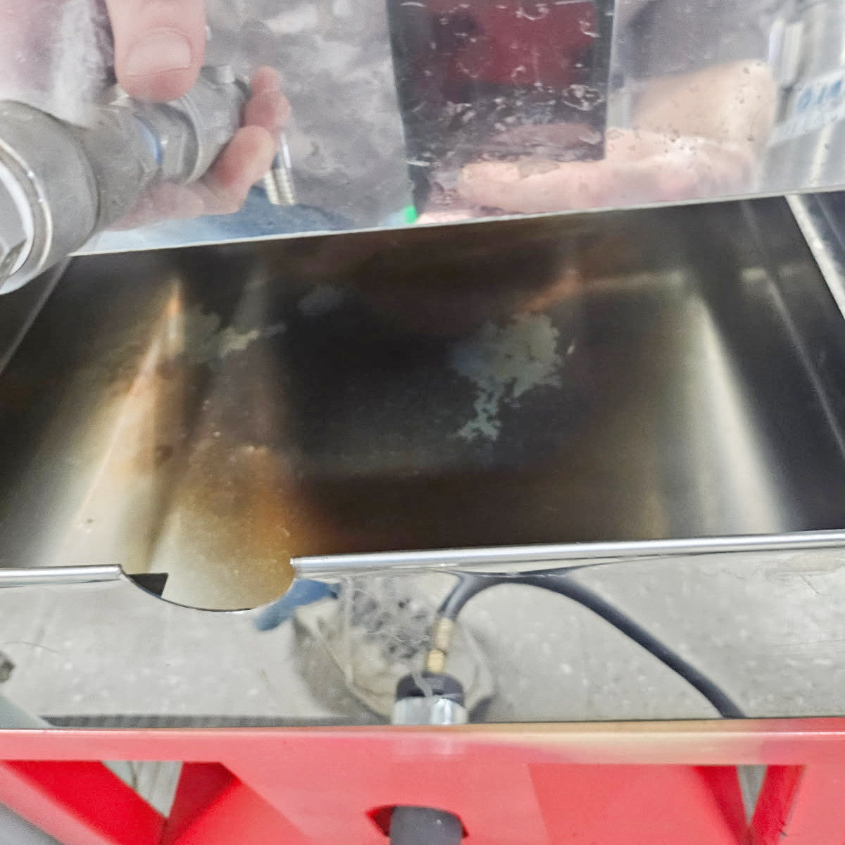 Used 16" x 16" CDL Gas Canner w/SS Pan, Rack, Cover, Valve and Steam Pan