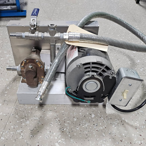 New 1/2" Oberdorfer Pump (lead free) with Electric Motor for Filter Press