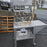 Used Lapierre Bottling Unit w/Four Filler Nozzles and Shelves