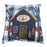 Throw Pillow with Sugar House and Trees