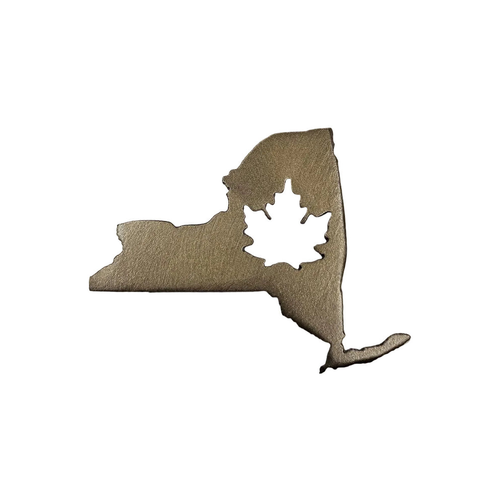 NY Magnet with Maple Leaf