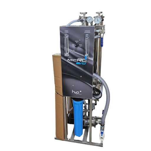 H2o Micro EVO 2 RO with 2 - 4" Membranes & Wash Tank