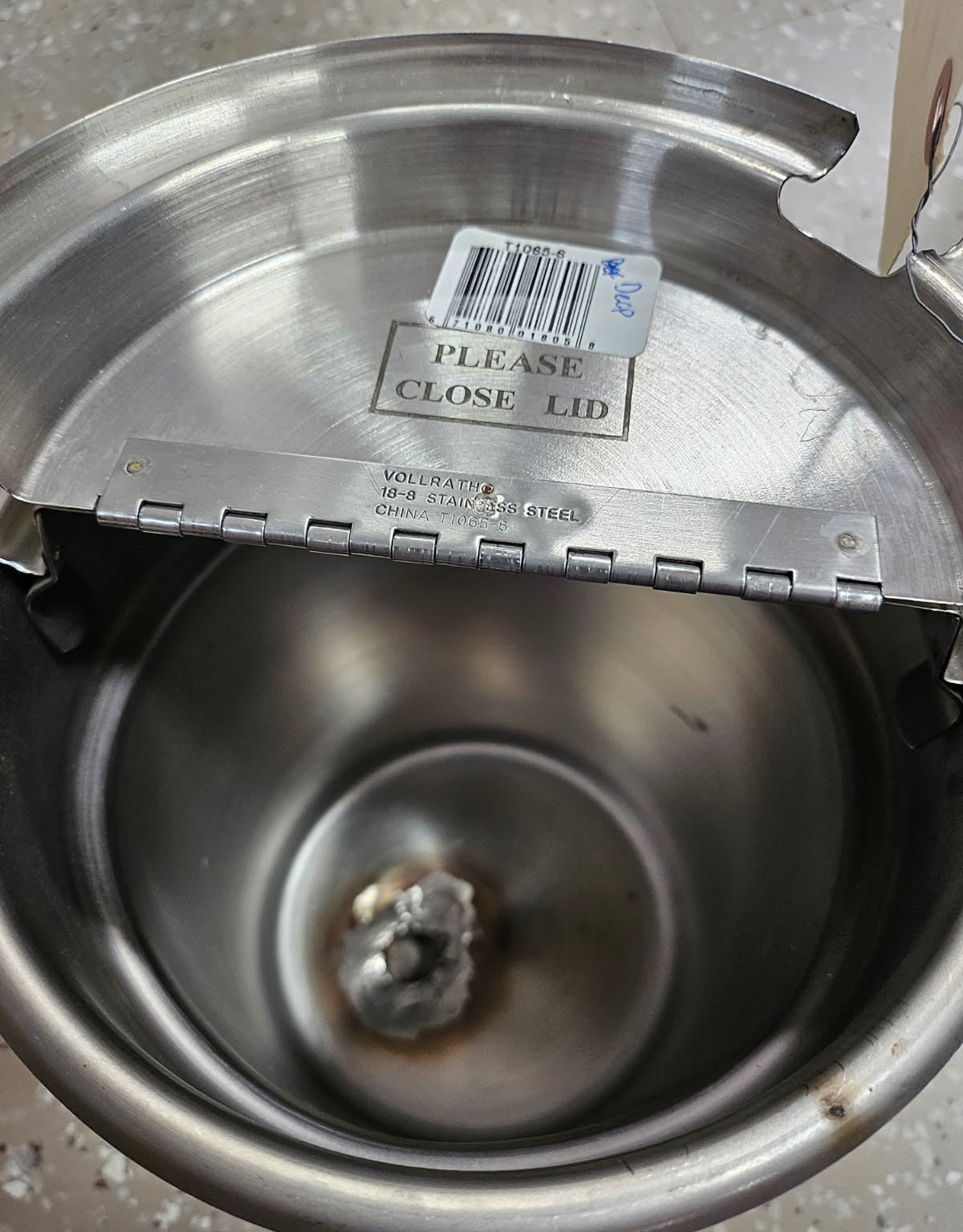 SS DE Filter Aid Charging Pot