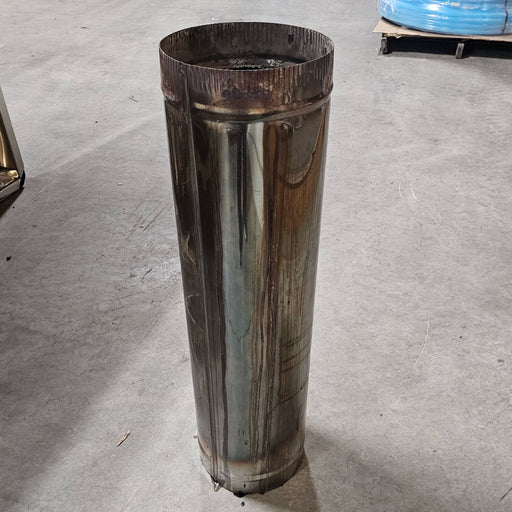 10" Used Stainless Smoke Stack (3' length)