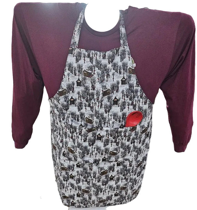 Apron with Maple Syrup Containers
