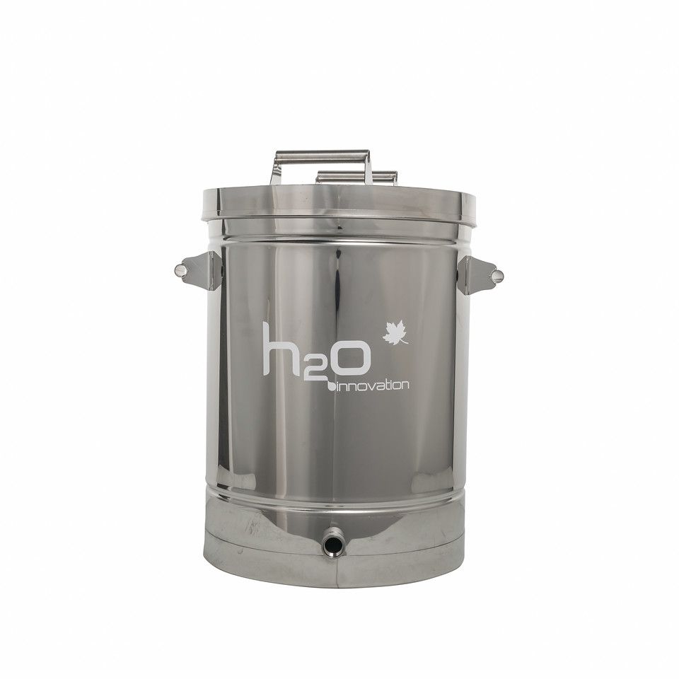 H2O 12 Gallon Round Draw-off Tank with Cover (15"x20")