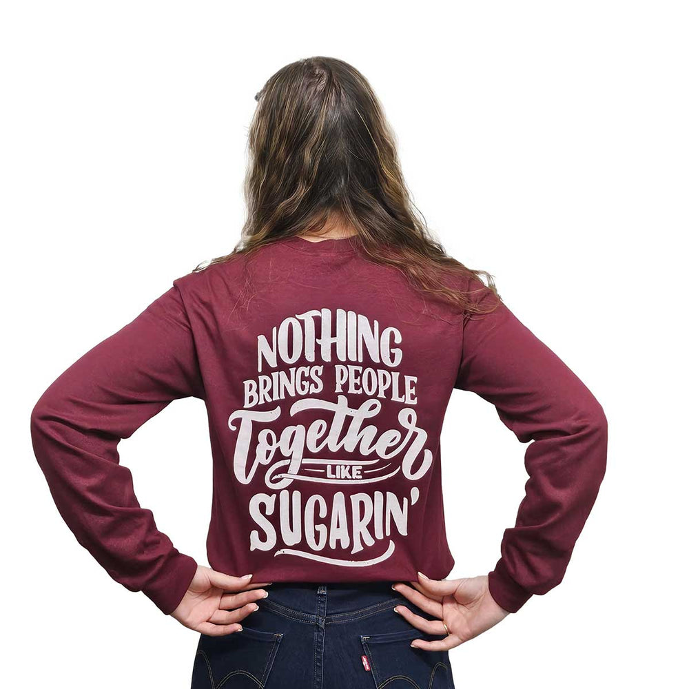 BMF Maroon Long Sleeve Tee Shirt (Medium)