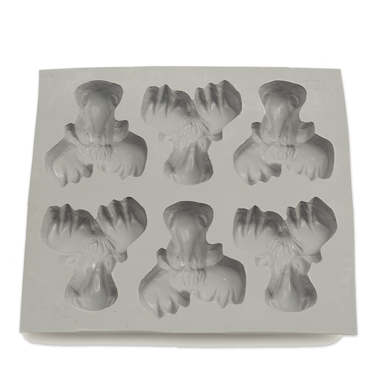 Moosehead Rubber Candy Mold (6 Cavity)