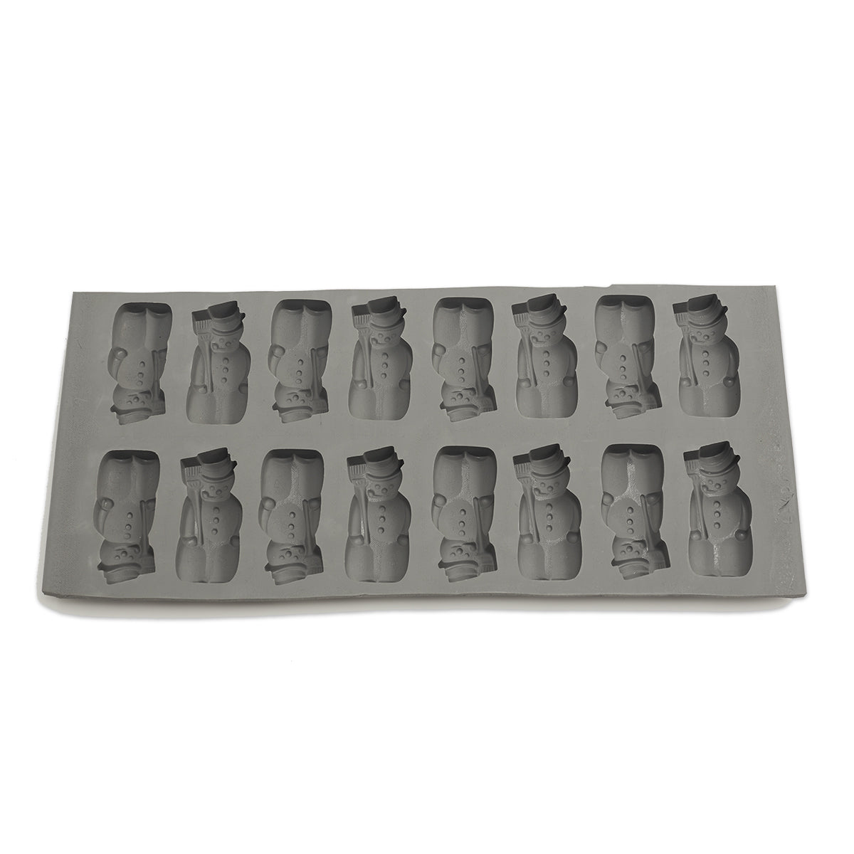 Snowman Candy Mold 16 Cavities