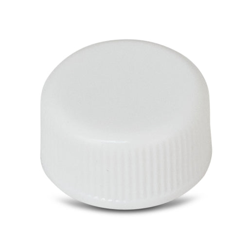 1.7oz/50ml White Plastic Nip Cap