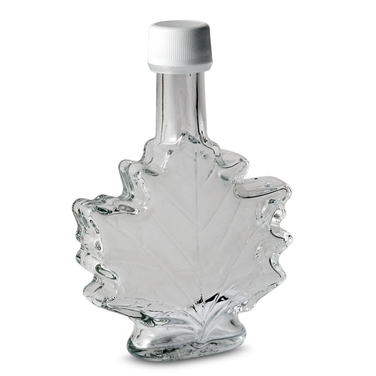 100 ml (3.4 oz) Glass Leaf Bottle (12 per case)