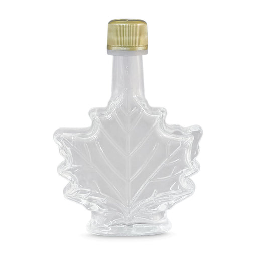 1.7oz/50ml Glass Leaf Nip Bottle (48 per Case)