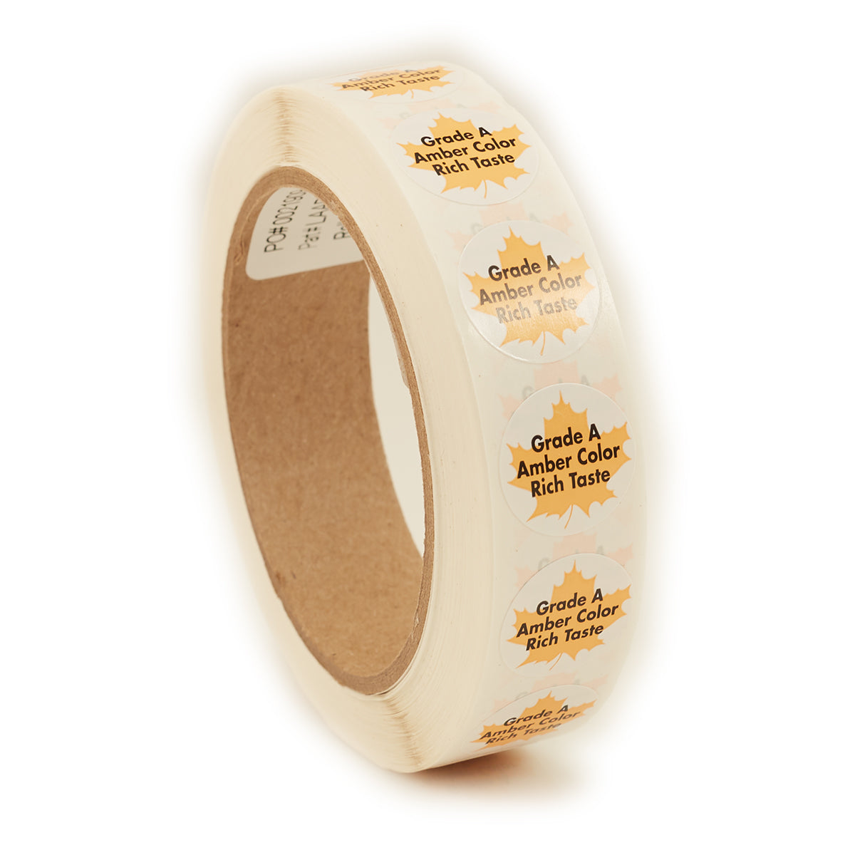 Grade A Amber Rich Taste Grade Label, Leaf Circle, 1,000/roll