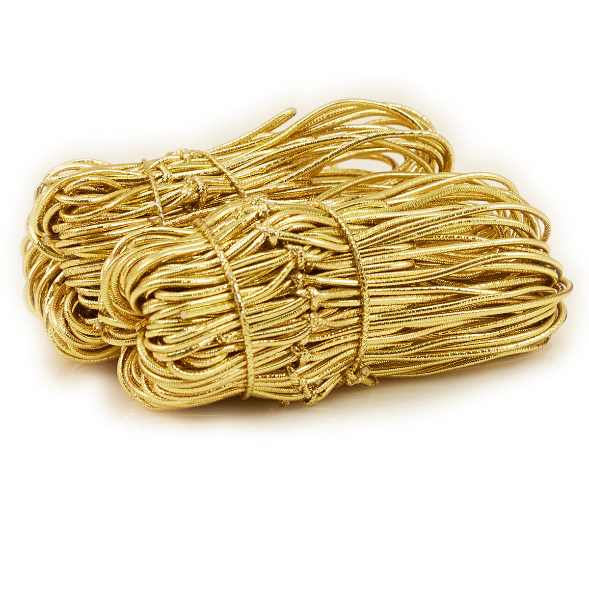 Medium Gold Elastic Tie 100/pk