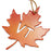 Maple Leaf Ornament VT