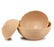 Maple Origins 3 Piece Bowl Set (oatmeal color) 1) 7 1/2"x3 1/4" bowl, 1) 10"x4" bowl and 1) 12"x5" bowl