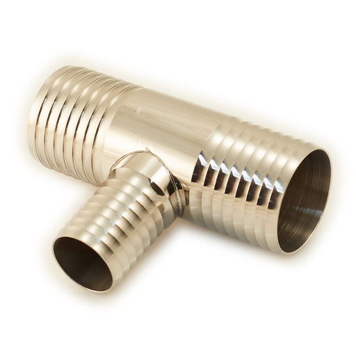 1 1/2"x1 1/2"x1" Stainless Mainline Reducing Insert Tee