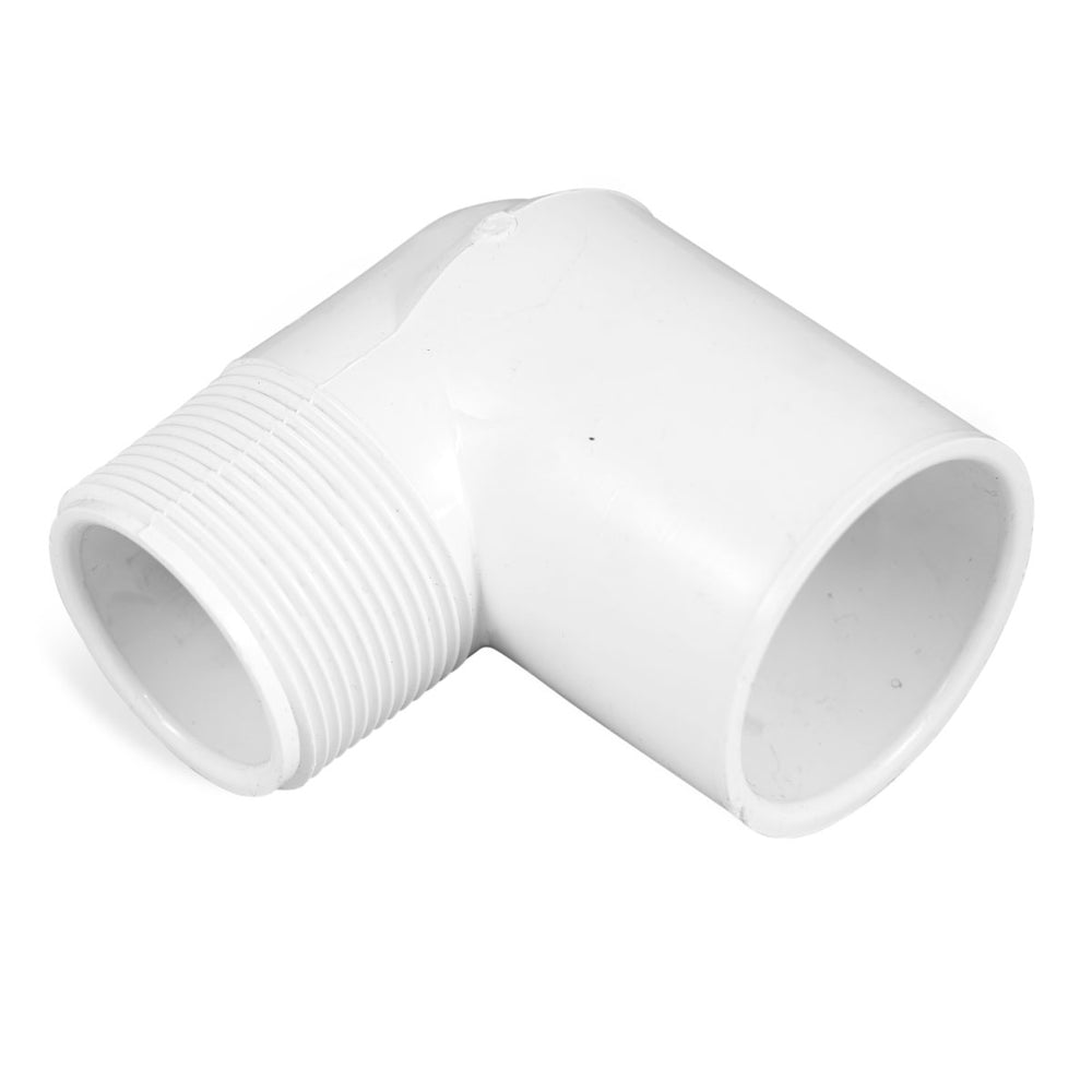 1 1/2" PVC 90 Degree Elbow (MPT x Slip)