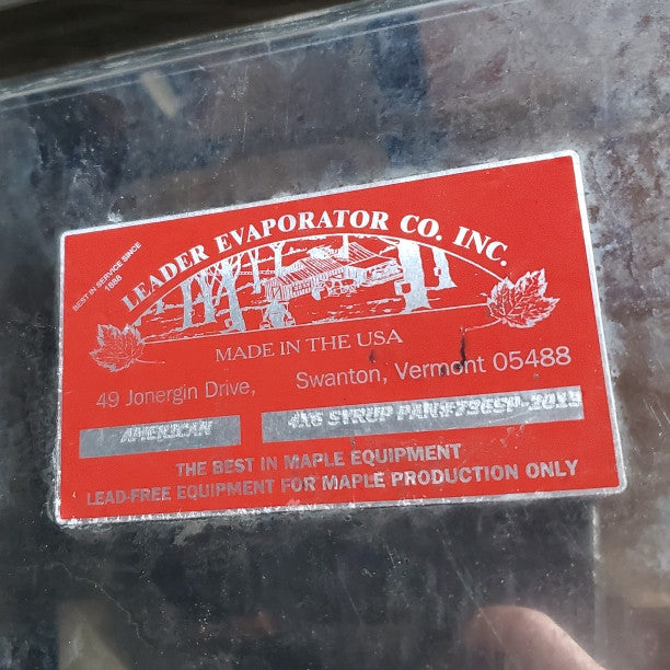 4'x6' Leader American (welded) Syrup Pan