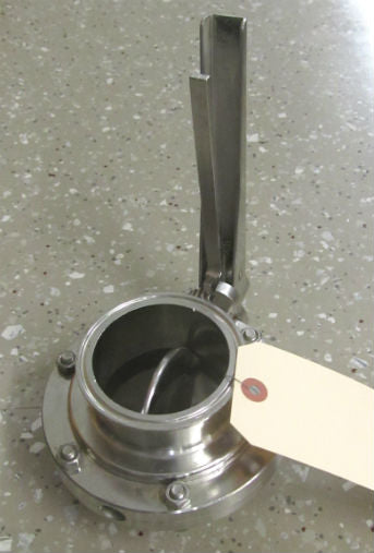 3" Stainless Tri Clamp Valve