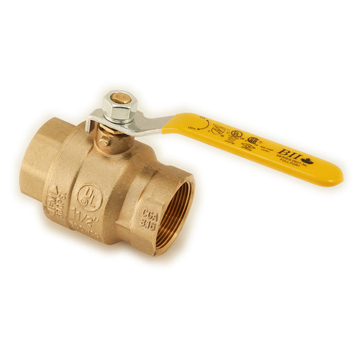 1 1/4" Full Port Brass Ball Valve